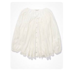 AE Beach coverup blouse EUC